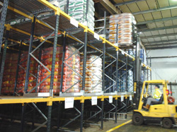 Pallet live racking