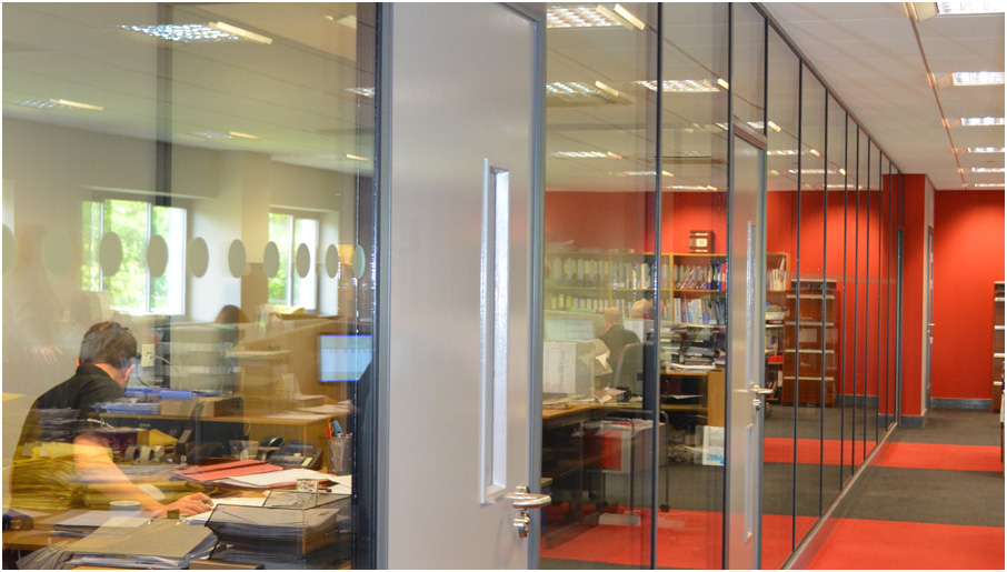 Full Height Glazed Partitions