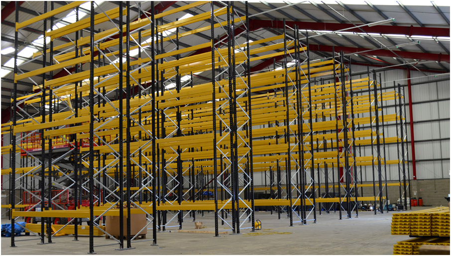 Wide aisle Pallet Racking