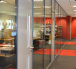 FULL HEIGHT GLAZED PARTITIONS